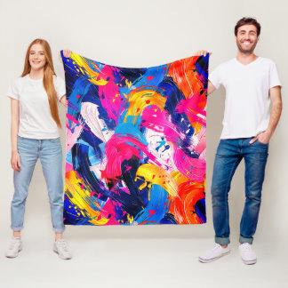 Cobertor De Velo motif coups de pinceaux