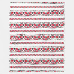 Cobertor De Velo Motif Tradicional Romeno "As Estrelas"