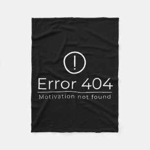 Cobertor De Velo Motivação De Erro Funny 404 Não Encontrada Program
