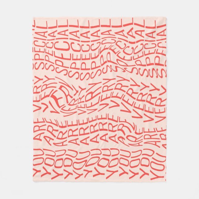 Cobertor De Velo Motivação: Você É Especial (Frente)