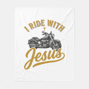 Cobertor De Velo Motociclista Cristão Eu Ando Com Jesus Camisa Vint