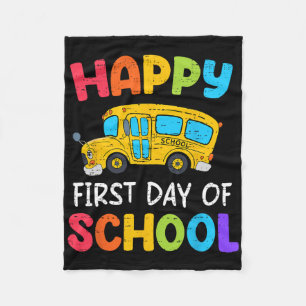Cobertor De Velo Motorista de Ônibus Feliz Primeiro Dia de Aula de