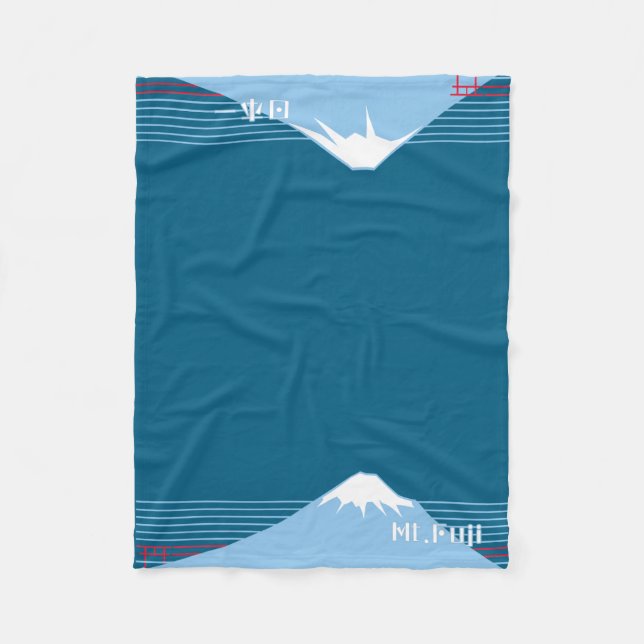 Cobertor De Velo Mount Fuji Design Nippon1  (Frente)