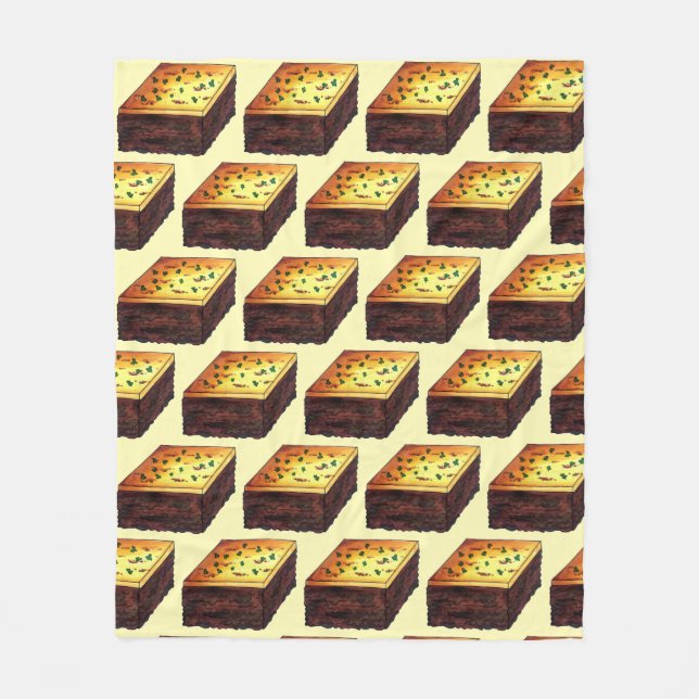 Cobertor De Velo Moussaka - Comida grega do Mediterrâneo - Batata (Frente)