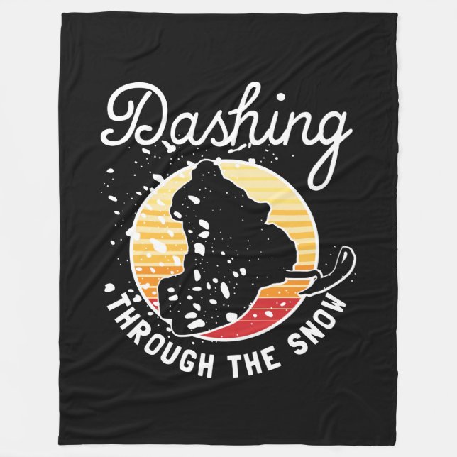 Cobertor De Velo Movimentação de neve - Piscando Pela Neve (Frente)