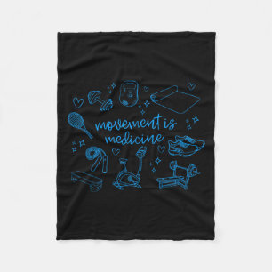 Cobertor De Velo Movimento É Físico De Gym Motivativo Medicinal Pt