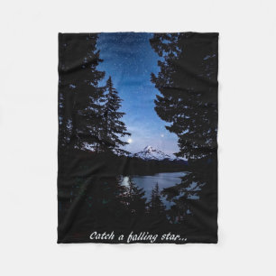 Cobertor De Velo Mt Hood em Lost Lake Fleece Blanket
