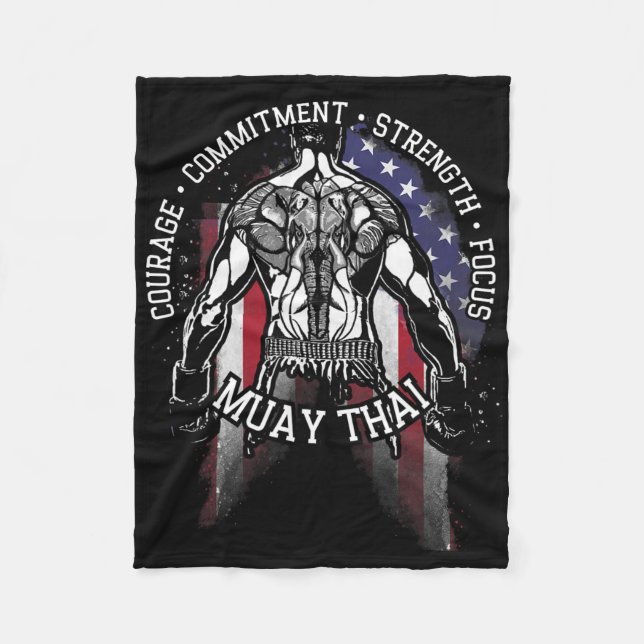 Cobertor De Velo Muay Thai  (Frente)