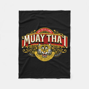 Cobertor De Velo Muay Thai A Arte dos 8 Membros Boxe Tailandês MMA