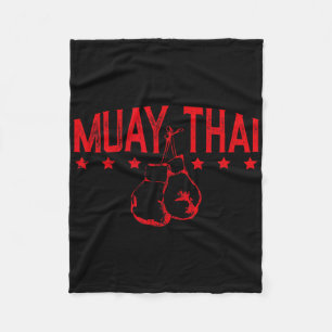 Cobertor De Velo Muay Thai Boxing Para Amantes De Artes Marciais