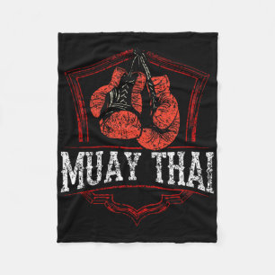 Cobertor De Velo Muay Thai Martial Arts Fighter Boxer Hob