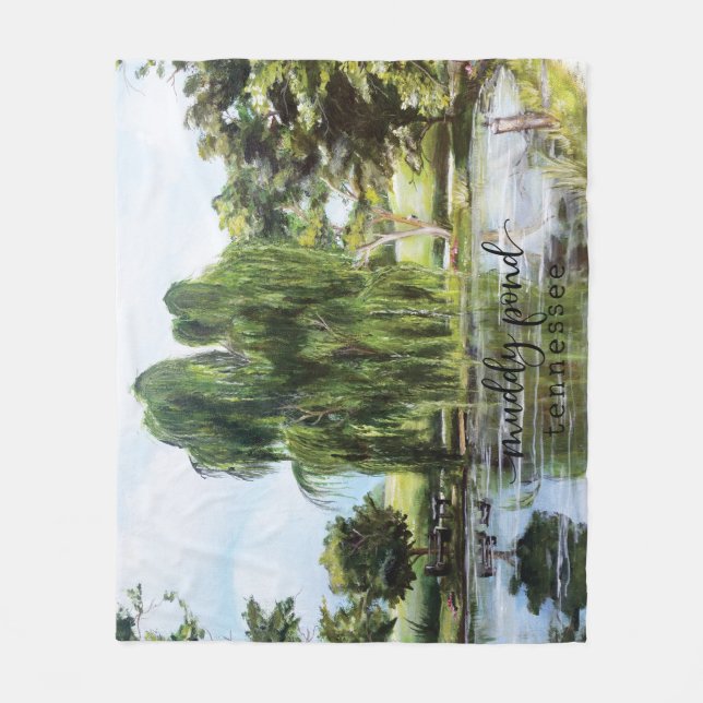 Cobertor De Velo Muddy Pond Fleece Blanket (Frente)