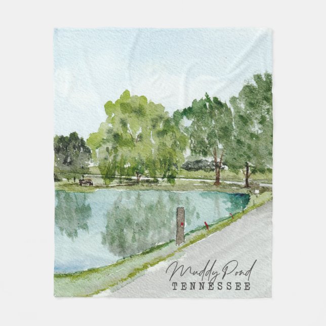 Cobertor De Velo Muddy Pond Fleece Blanket - KN (Frente)