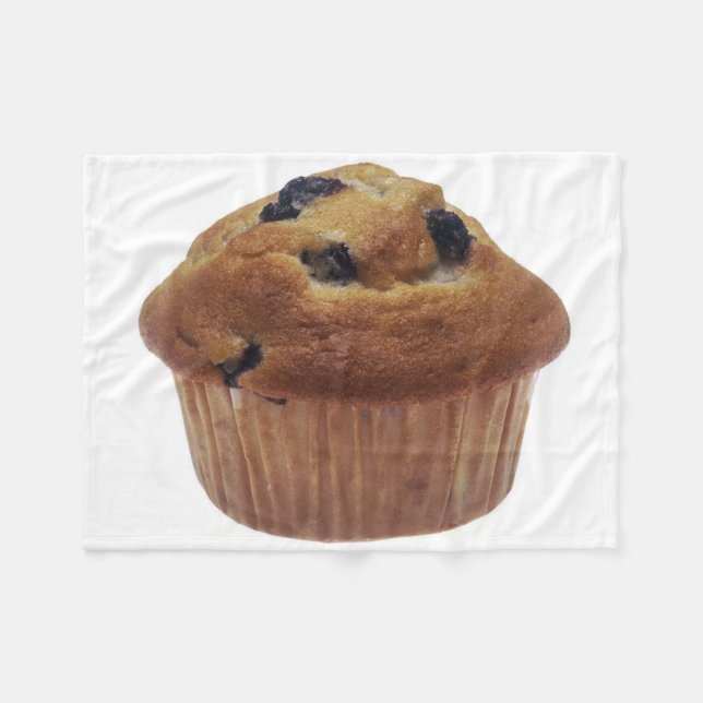 Cobertor De Velo Muffin de blueberry (Frente (Horizontal))