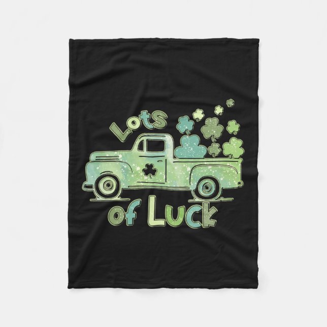 Cobertor De Velo Muito Sorte Irlandesa (Frente)