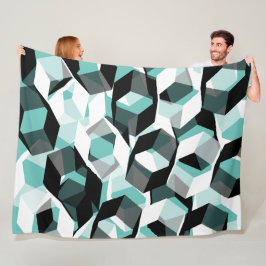 Cobertor De Velo Muitos hexágonos com partes incolores, em teia cla