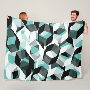 Cobertor De Velo Muitos hexágonos com partes incolores, em teia cla