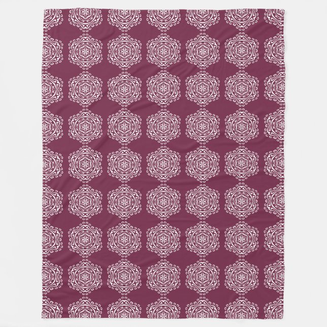 Cobertor De Velo Mulberry Mandala (Frente)