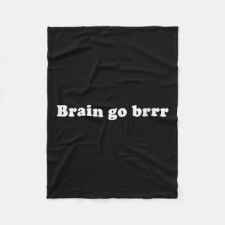 Cobertor De Velo Mulher Cérebro Vai Brr Memória Humor Irônico Citaç