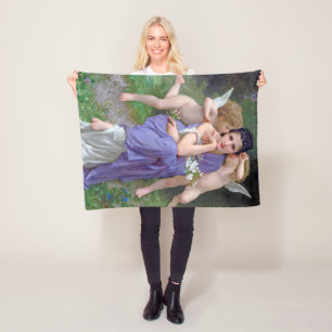 Cobertor De Velo Mulher com Cupido, Bouguereau