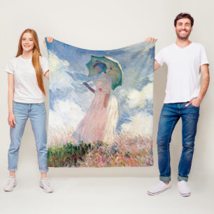 Cobertor De Velo Mulher com um Guarda-Sol, Claude Monet