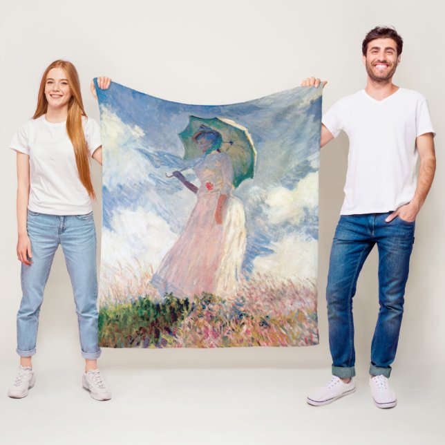Cobertor De Velo Mulher com um Guarda-Sol, Claude Monet (In Situ)