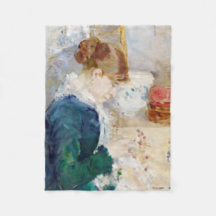 Cobertor De Velo Mulher costurando, Berthe Morisot