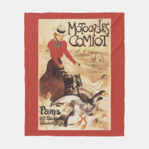 Cobertor De Velo Mulher de Comiot Motocycles e poster do Promo dos