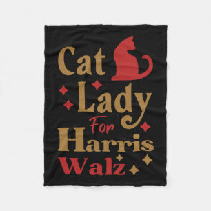Cobertor De Velo Mulher De Gato Sem Fios Para Kamala Harris Tim Whe