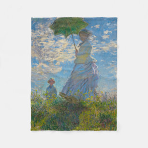 Cobertor De Velo Mulher de Monet com Parasol