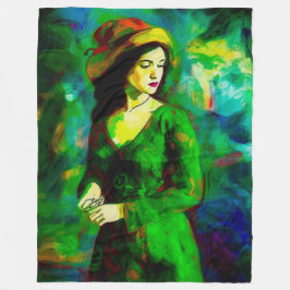 Cobertor De Velo Mulher em Chapéu