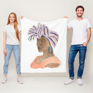 Cobertor De Velo Mulher Forte e Bonita