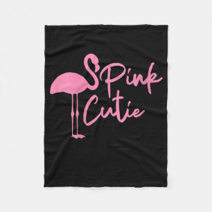 Cobertor De Velo Mulher Gelada Rosa Flamingo Fita rosa Flamingo