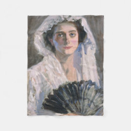 Cobertor De Velo Mulher legante com ventilador negro (Fujishima Tak