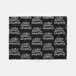 Cobertor De Velo Mulher Rainha de tudo que dá para moça mulher coro