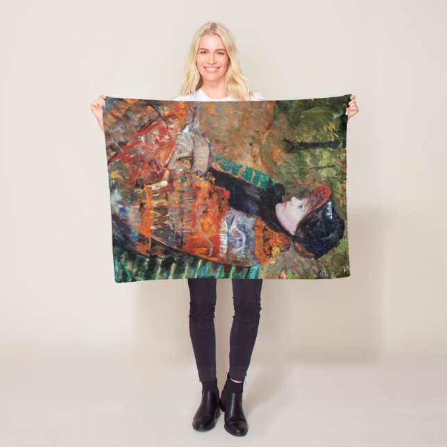 Cobertor De Velo Mulher sentada no banco, Mary Cassatt (In Situ)