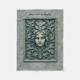 Cobertor De Velo Mulher Verde - Pedra