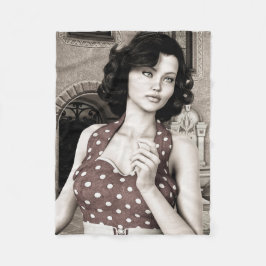 Cobertor De Velo Mulher Vintage