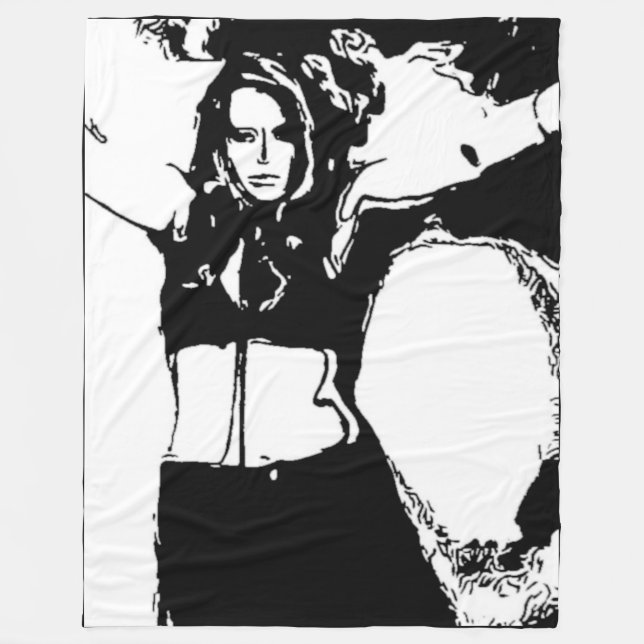 Cobertor De Velo Mulher Witchy (Frente)