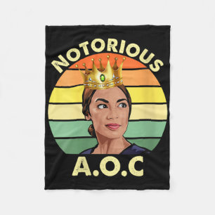 Cobertor De Velo Mulheres Aoc Alexandria Ocasio-cortez Primeira Mul