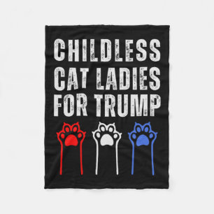 Cobertor De Velo Mulheres De Gato Sem Filhos Para O Eleitor Republi