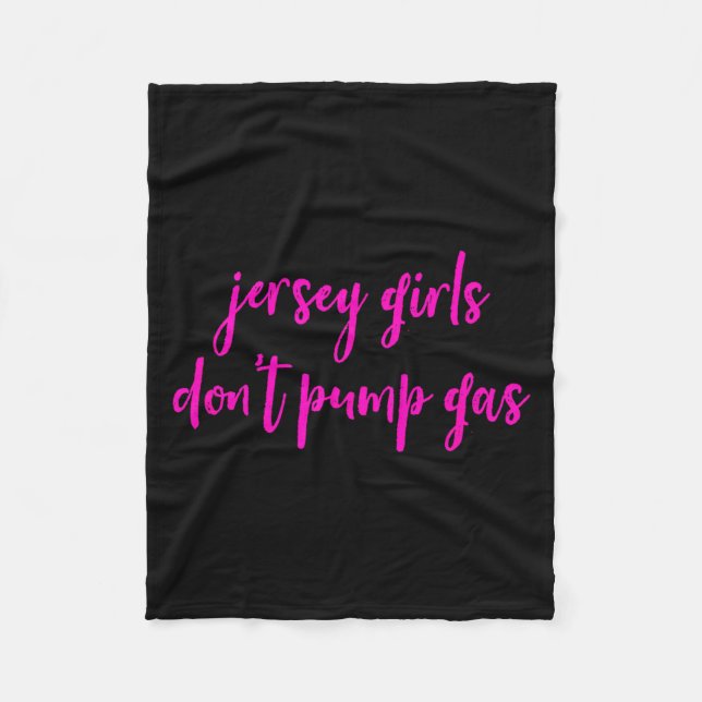 Cobertor De Velo Mulheres Engraçadas de Nova Jersey, Garotas de Jer (Frente)