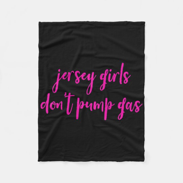 Cobertor De Velo Mulheres engraçadas de Nova Jersey, garotas de Jer (Frente)