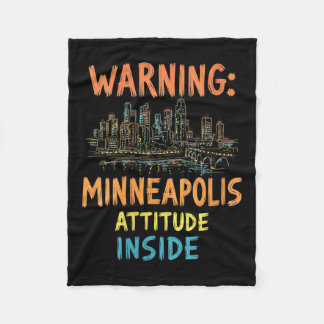 Cobertor De Velo Mulheres Engraçadas Minneapolis Minnesota Night Sk