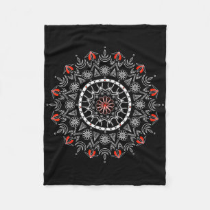 Cobertor De Velo Mulheres Flor Espiritual Homens Mandala Yoga Medit
