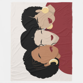 Cobertor De Velo Mulheres Negras, Amigos Irmãs