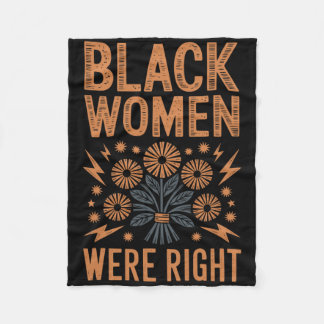 Cobertor De Velo Mulheres Negras Eram Corajosas Boho Floral Resiste