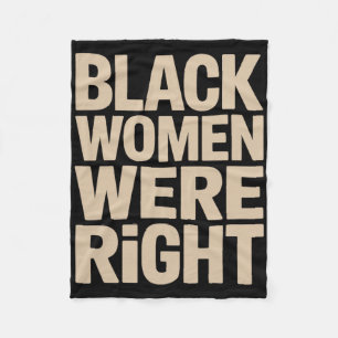 Cobertor De Velo Mulheres Negras Estavam Certas Mulheres Negras Res