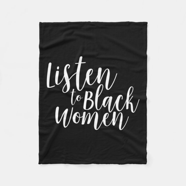 Cobertor De Velo Mulheres Negras Intersecam Feministas Bipoc (Frente)
