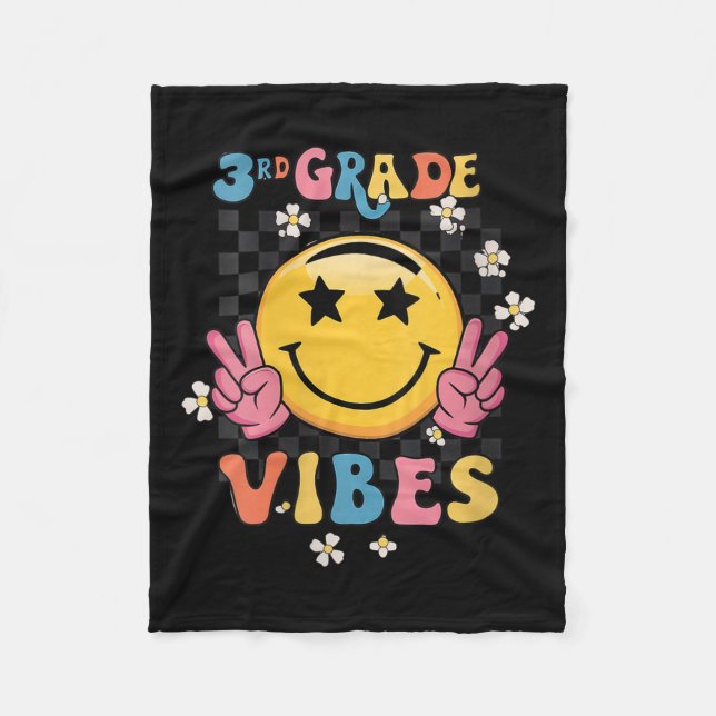 Cobertor De Velo Mulheres Retro Bem-Vindo De Volta À Escola Profess (Frente)